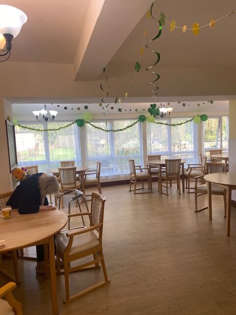 Dining room decorated rotated