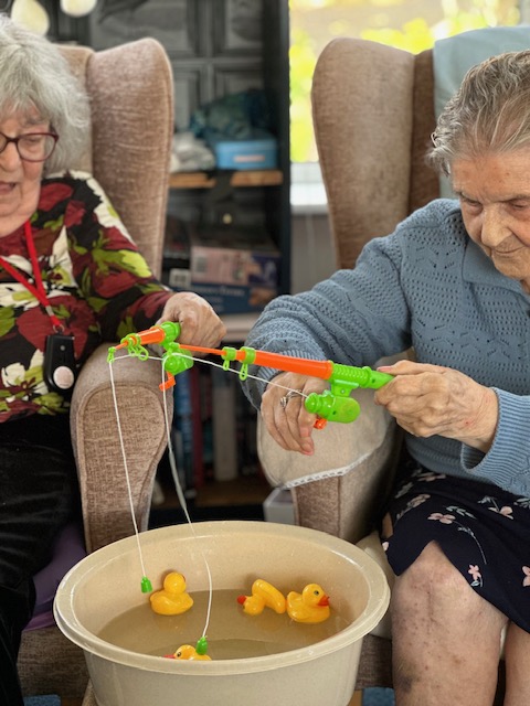 Plenty of Smiles at Ashley House Hook a Duck Afternoon