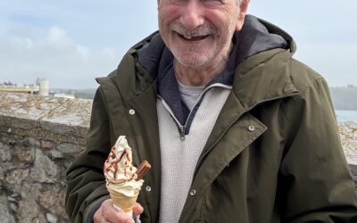 Sea Air and Ice Cream on the Hoe for Martin