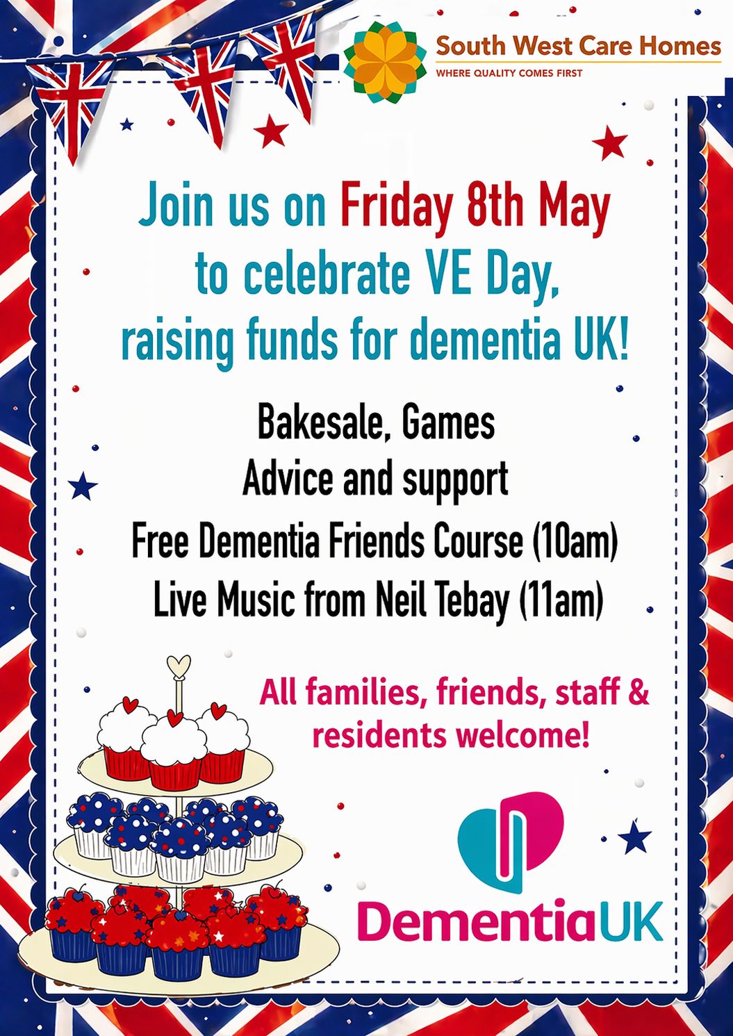 Poster advertising the coffee morning Poster advertising the coffee morning