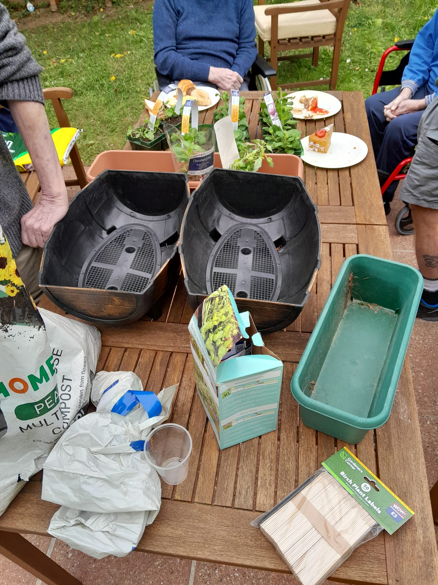 Getting equipment ready to do some planting
