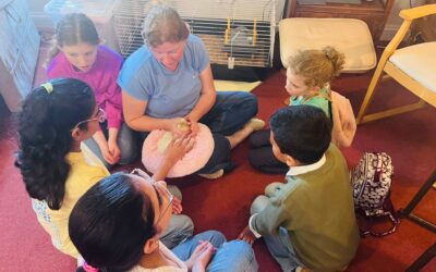 Families and Friends Enjoy Duckling Visits at Cambrian Lodge