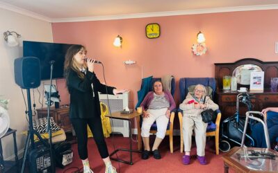 Beatles Mini Concert Gets Cambrian Lodge Singing Along