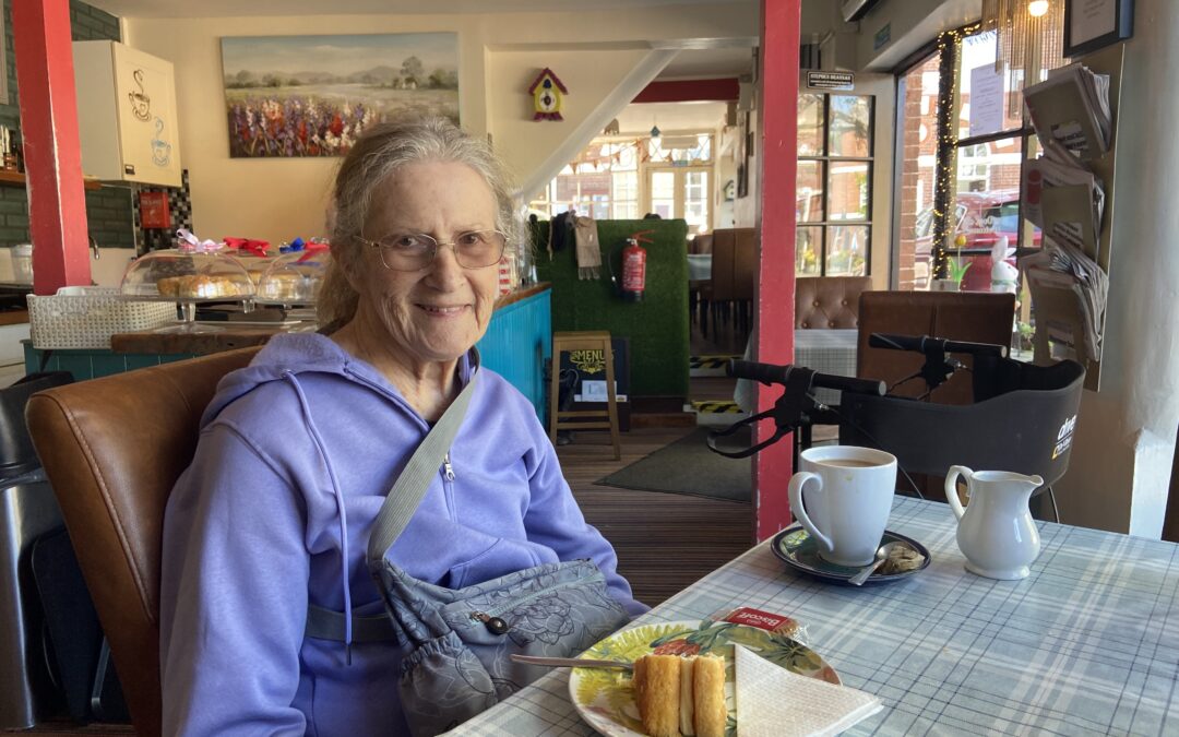 A Lovely Walk and Tea Outing for Lesley at Kenwyn