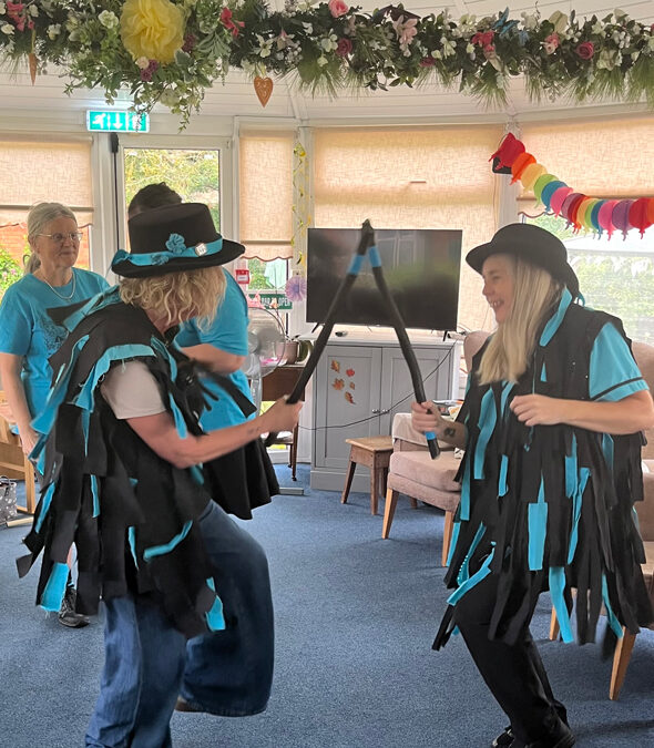 Morris Dancing Brings Colour and Rhythm to Ashley House