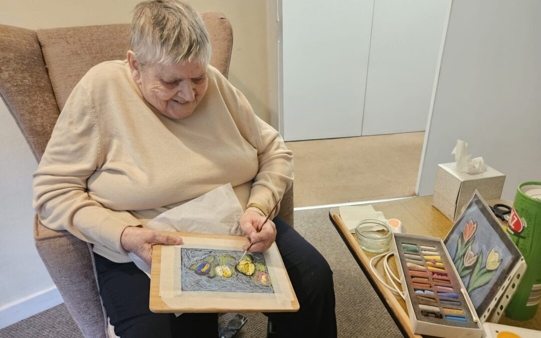 Sandra Discovers a Natural Talent in One-to-One Art Session