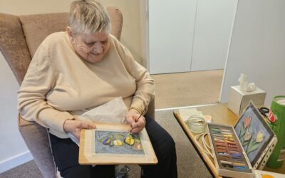 Sandra Discovers a Natural Talent in One-to-One Art Session