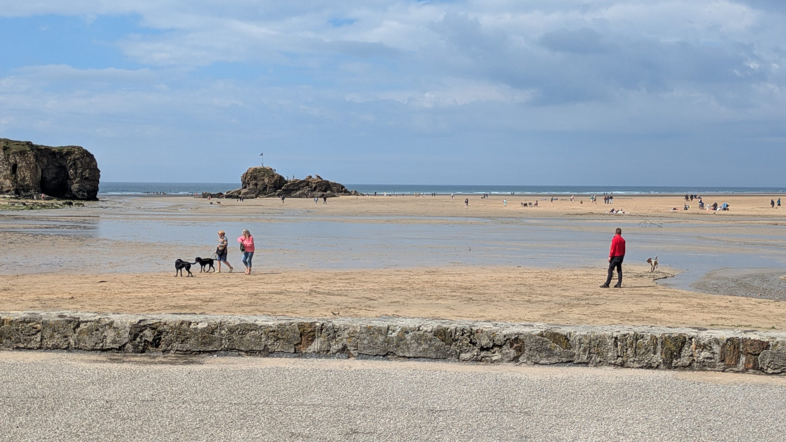 View of the beach from the bench Thelma is seated at scaled