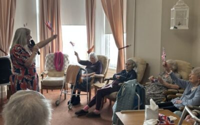 Lake View Marks VE Day with Music, Flags and Reminiscence